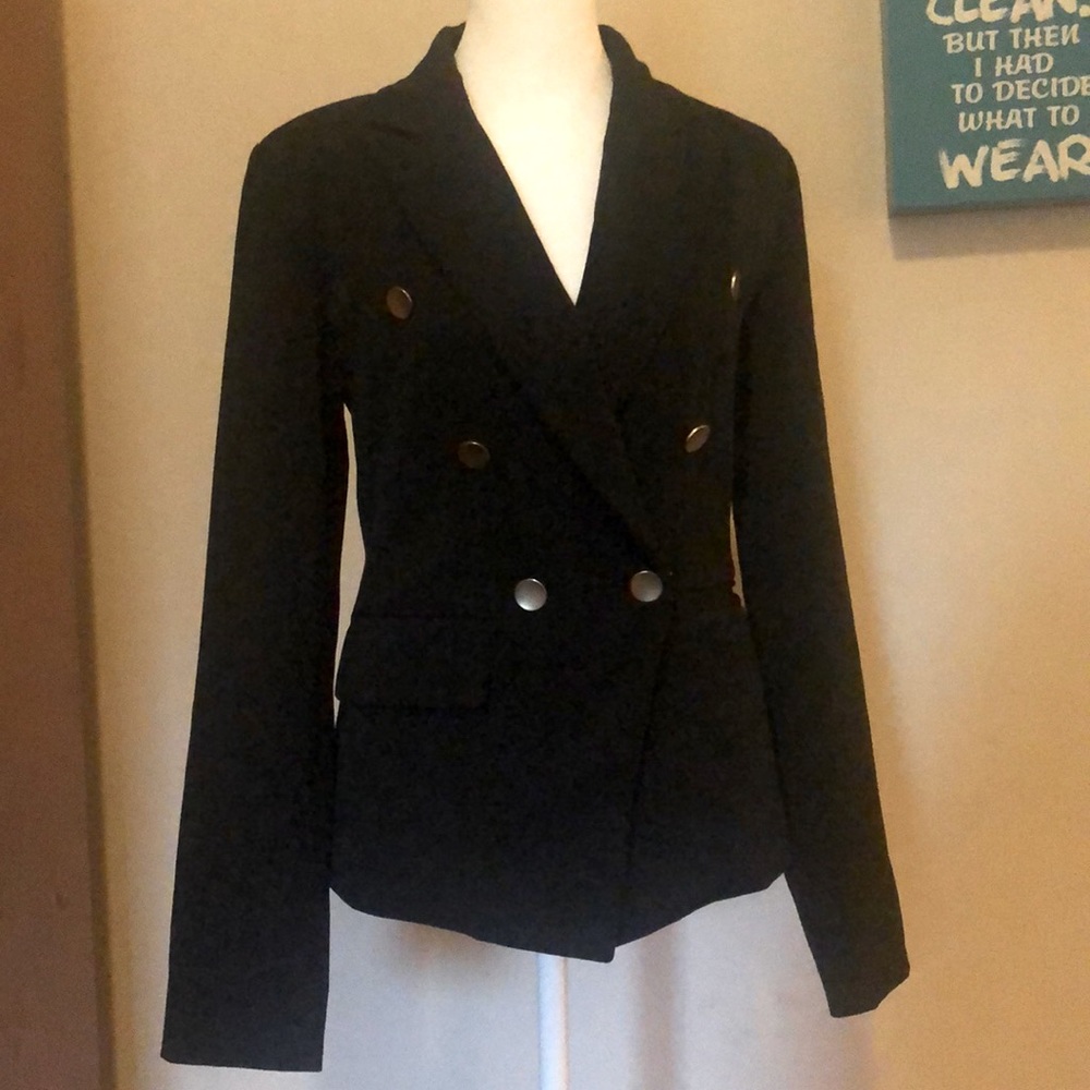 A New Day Black double-breasted jacket